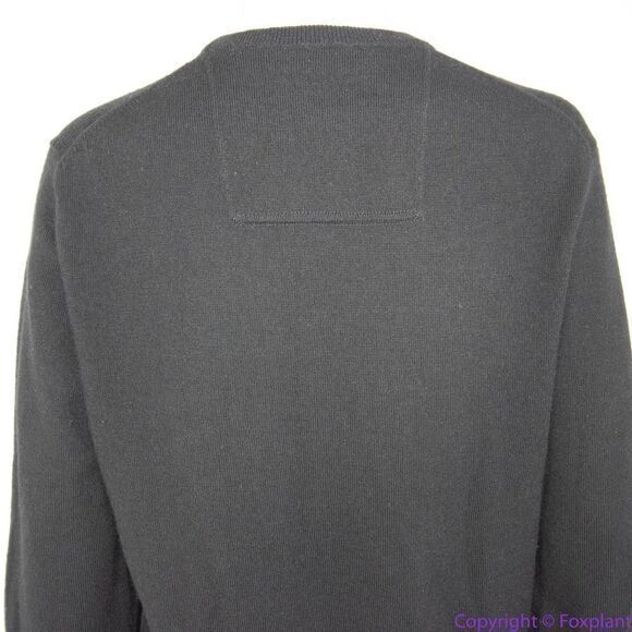 Calvin Klein extra fine merino‎ wool black sweater, S/P - Picture 5 of 14